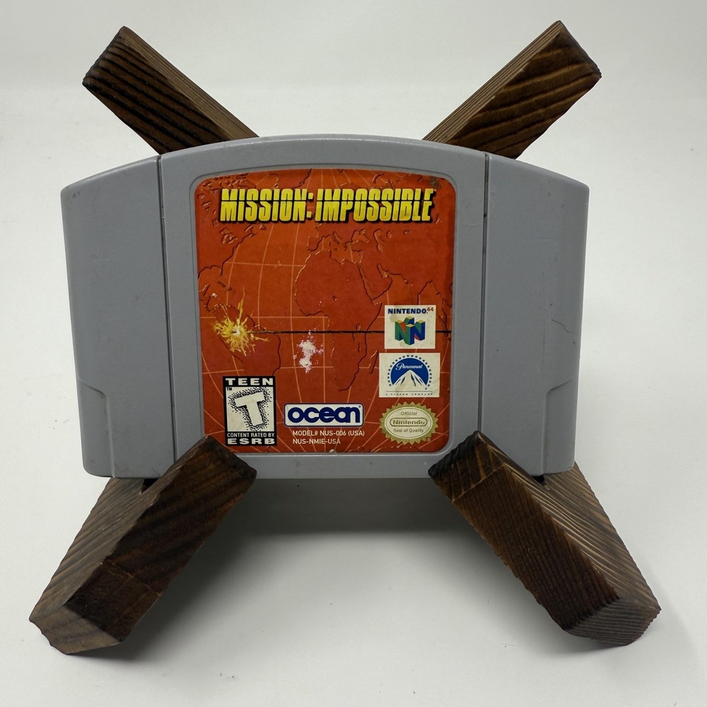 Mission Impossible Nintendo 64 N64 Gray Cartridge‎ Only Shooter T Rated